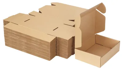 Obrázok produktu pre Omgoods – Súprava 50 skladacích prepravných krabíc, 178x127x51 mm
