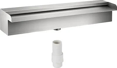 Productafbeelding van Schwalldusje, zwembadfontein, waterval: 11,8 x 4,5 x 3,1. Zwembadfontein: 1,3. Waterfontein: 0,87. Decoratie voor vijver in de tuin
