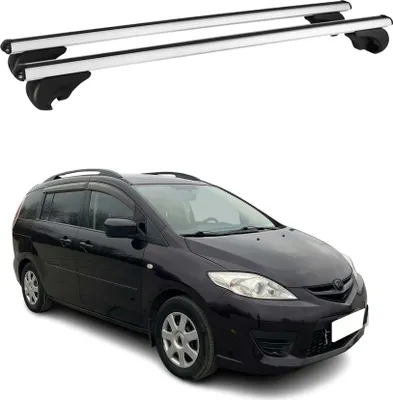 Produktbild von Dachträger Grundtäger für Mazda 5 / Premacy 2005-2010 75kg Alu Silber 2 tlg