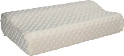 Obrázek produktu pro ARCO DESIGN ortopedický polštář, ergonomický, profilovaný, zdravotní polštář z paměťové pěny na spaní 30x50 cm - Deco cream