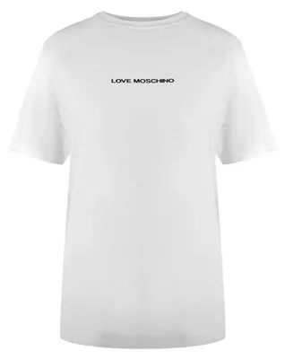 Produktbild von Love Moschino - "Love" T-Shirt für Damen, Alltag, kurzärmlig SY4121 (M) (Weiß)