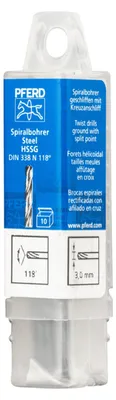 Produktbild von PFERD 25203515, Bohrer, 10 Stück(e)