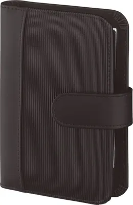 Produktbild von BSB Zeitplaner Pocket Rillendesign A7 Softfolie schwarz