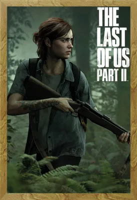 Produktbild von Last of Us, The - Poster - 2 - Ellie + Wechselrahmen, Shinsuke® Maxi MDF Eiche, Acryl-Scheibe