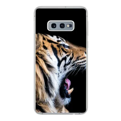 Produktbild von MuchoWow® Handyhülle Schutzhülle Hülle für Samsung Galaxy S10e Tiger - Tiere - Porträt Silikon Softcase Handy Hülle - Handy
