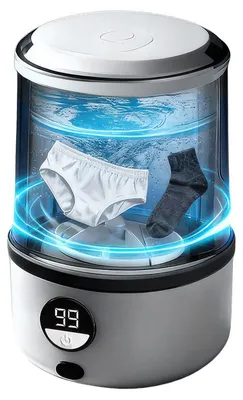 Produktbild von Kabellose Mini Waschmaschine 2L, elektrische Wäschewaschmaschine für Camping & Zuhause