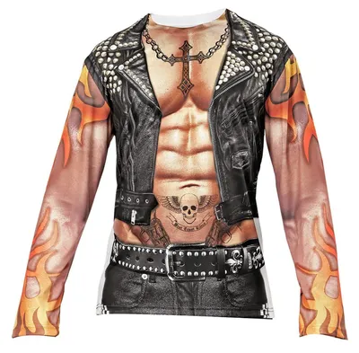 Produktbild von W WIDMANN MILANO Party Fashion - Biker Kostüm Shirt Herren