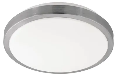Immagine prodotto di Plafoniera Classico Competa 1 Acciaio Bianco Luce Led Integrato 18W