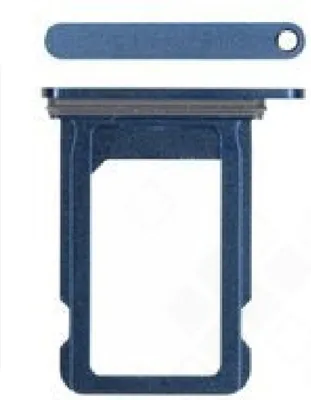 Produktbild von Ersatz SIM Tray Simkartenhalter für Apple iPhone 12 Mini (A2399) blau