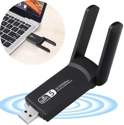 Immagine prodotto di Adattatore WLAN USB dual-band 1200 Mbps 2,4/5 GHz USB 3.0