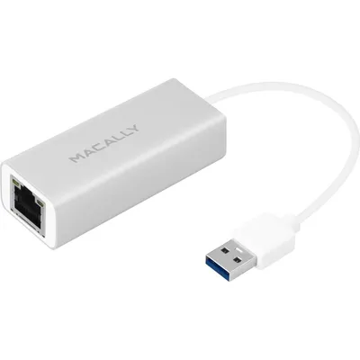 Produktbild von Macally U3GBA, Kabelgebunden, USB, Ethernet, Grau