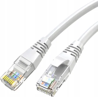 Immagine prodotto di ETHERNET Patchcord U/UTP 5e RJ45 / RJ45 cavo 30 m bianco internet
