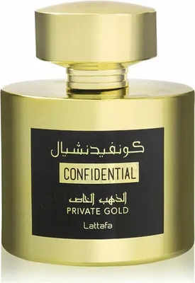 Produktbild von Lattafa Parfums – Confidential Private Gold EDP – 100 ml