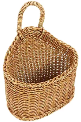 Image de Panier en osier à suspendre, idéal pour ranger les fruits