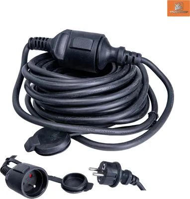 Obrázek produktu pro Prodlužovací kabel 3x2,5, IP44, 10 m, venkovní napájecí kabel