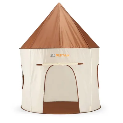 Imagen del producto de Deryan Luxe Tienda Infantil - Castillo de Juego - Marrón