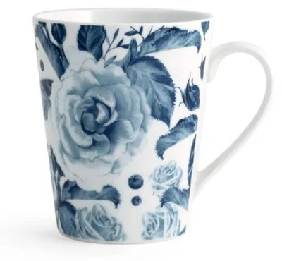 Obrázek produktu pro H&H sada 6 porcelánových hrnků modré růže cc 370
