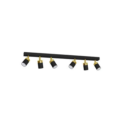 Produktbild von Deckenleuchte Joker Schwarz/Gold 6Xgu10 Deckenlampe