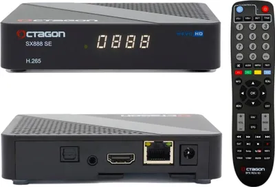 Produktbild von Octagon SX888 SE V2 - IP-TV Full HD HEVC H.265 Set-Top-Box HD Receiver PVR Ready