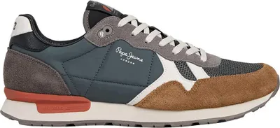 Image de Pepe Jeans Brit Essence Chaussures de sport Gris UE 44 Hommes Gris UE 44