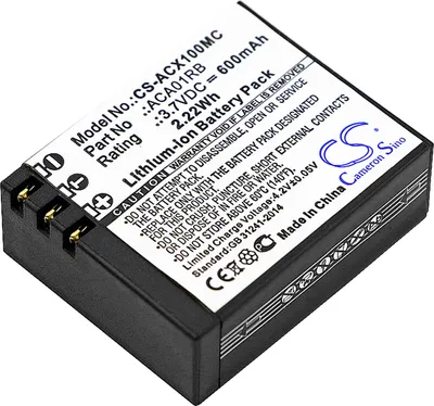Obrázek produktu pro TECHTEK Baterie kompatibilní s [ACTIVEON] CX, CX Gold, CX HD nahrazuje ACA01RB