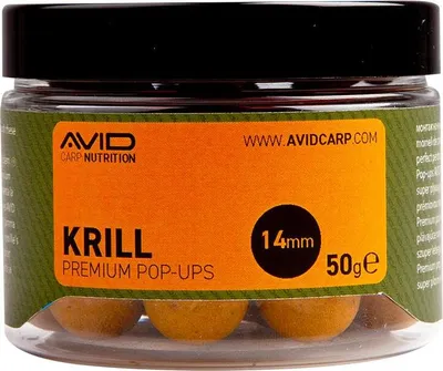 Produktbild von Avid Carp Krill Pop Ups 50 g 14 mm