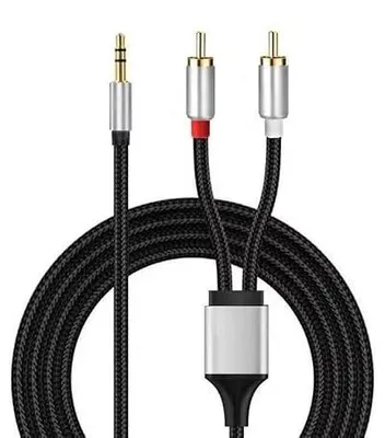 Zdjęcie produktu dla Kabel jack 3 5 mm na cinch stereo audio adapter wzmacniacz