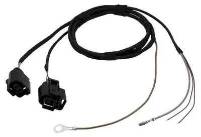 Image de Faisceau de câbles d'origine Kufatec pour système de nettoyage des phares (SRA) compatible avec Volkswagen Golf 7