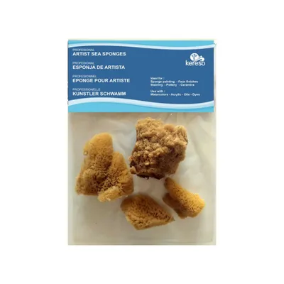 Produktbild von Naturschwämme feinporig Verschiedene Größen 4 Stk