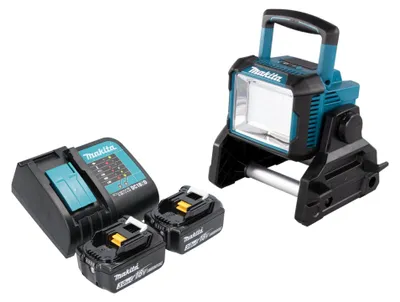 Obrázek produktu pro Makita DEADML 811 SF Akumulátorový stavební reflektor 14,4 / 18 V 3000 lm LED + 2x akumulátor 3,0 Ah + nabíječka