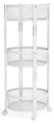 Obrázek produktu pro Vozík Vicco Falto Bílá 37.5 x 88 cm se 3 praktickými košíky, Model 60748