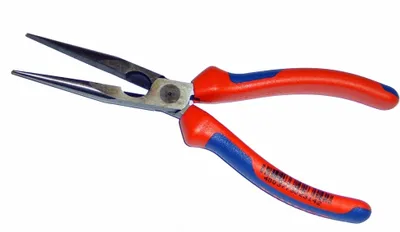 Produktbild von Flachrundzange 'KNIPEX' 200 mm, gerade, mit Schneide
