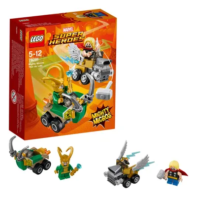 Obrázek produktu pro LEGO Marvel Super Heroes Mighty Micros: Thor vs. Loki, Sada na stavění, 5 rok/roky, 79 kusů, 86 g