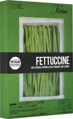 Produktbild von Fettucine agli Spinaci, Bandnudeln mit Spinat, 250 g