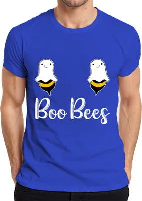 Produktbild von Boo Bees Halloween Wortspiel Lustig Bienen Gespenster Geschenk Herren T-Shirt, Blau, XXL