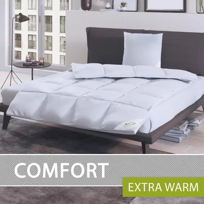 Produktbild von Bettwaren-Shop Daunendecke Comfort extra warm, Füllung: 60% Daunen, 40% Federn 240x220 cm