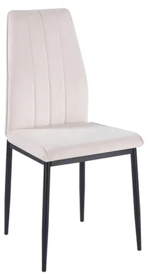 Produktbild von Gepolsterter Esszimmerstuhl SAMAIRA – beige/schwarz
