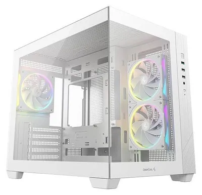 Immagine prodotto di Case per PC - DEEPCOOL - CG330 - Mini tower - Formato Micro-ATX - 3 ventole ARGB incluse - Bianco