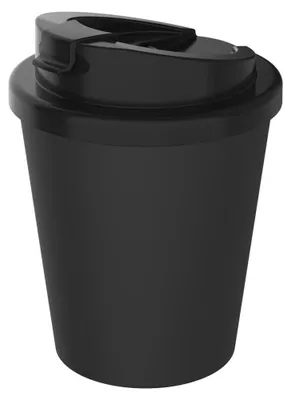 Produktbild von -Kaffeebecher "Premium Deluxe" - BPA-freier Thermobecher aus Biokunststoff mit 2K-Verschluss - 250 ml Isolierbecher To-Go  Germany - schiefer