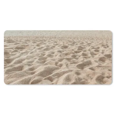 Produktbild von MuchoWow® Schreibtischunterlage Sommer - Sand - Strand 80x40 cm - XXL Mauspad - Gaming Mauspad