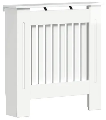 Obrázek produktu pro vidaXL Kryt radiátoru vysoký lesk bílý 112 x 19 x 81,5 cm