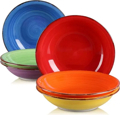Immagine prodotto di Set di piatti fondi in Vetroceramica - Set di 6 pezzi 21,5 cm