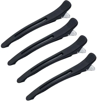Produktbild von Haarspeldjes-Pak, 20 Stück, kleine, schwarze, Damen- und Kinderhaarspeldjes, antislip, 5 cm, schwarz