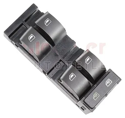 Obrázek produktu pro METZGER 09161040 Spínač okénka pro AUDI A3 hatchback (8L1) Spínač předního okénka