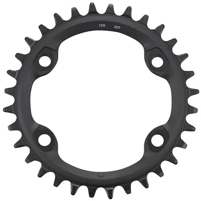 Produktbild von Shimano Kettenblätter FC-MT610 1x12-fach 32 Zähne schwarz 4 Loch 96mm Lockkreis