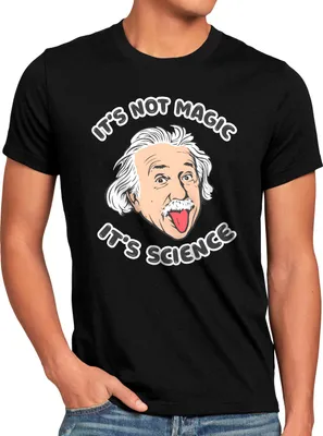 Produktbild von style3 Science not Magic Herren T-Shirt urknall mathematik albert