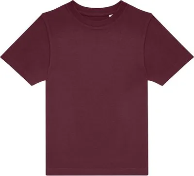 Produktbild von Kinder-T-Shirt, Kurzarm - B&C #E150 /K - burgundy - Größe 3/4