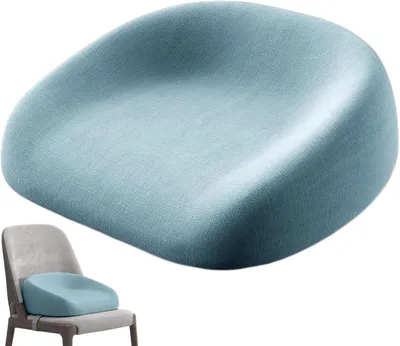 Produktbild von Kindersitzerhöhung - 8 cm - Blau - Rutschfeste Sitzerhöhung mit verstellbarem Sicherheitsgurt - Abnehmbares Sitzkissen - Für Kleinkinder