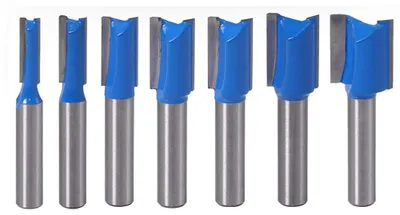 Productafbeelding van Set van 7 stuks 8 mm schacht, groeffrees, 6-20 mm snijddiameters