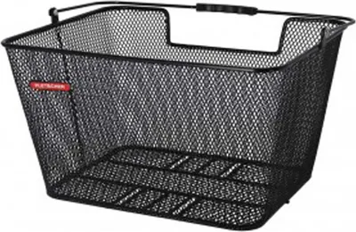 Produktbild von Pletscher Hinterradkorb schwarz 40x31x22cm, sw, ohne Befestigungsplatte